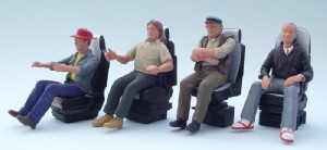 KFS 1/24 卡車駕駛 人形組 4入 (TQ157)